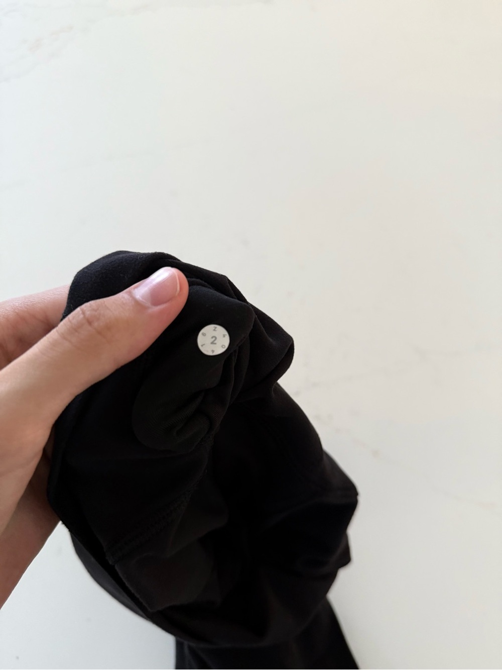 Lululemon Black Cropped High-Rise Leggings - Picture 5 of 5